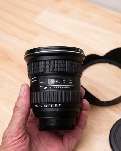 Tokina pro 16mm f 2 - at-x, 11-16mm
