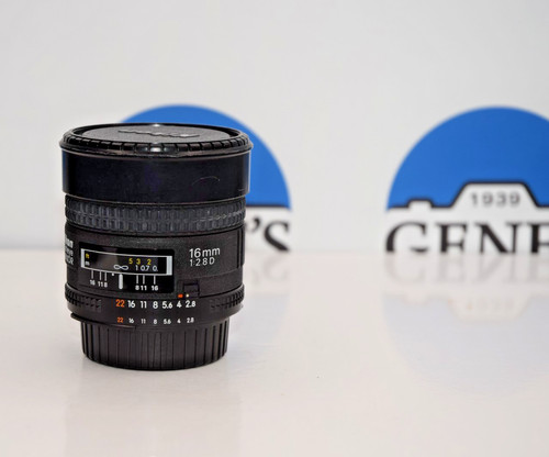 Nikon nikkor 16mm 8 d - 16mm, f2.8