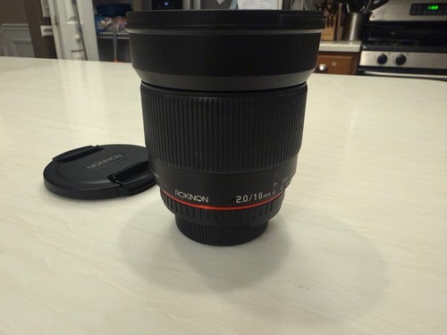 Rokinon 16mm ed - f/2.0, as