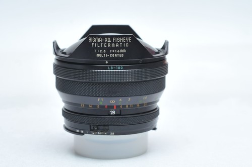 Sigma 16mm xq fisheye - sigma, f/2.8