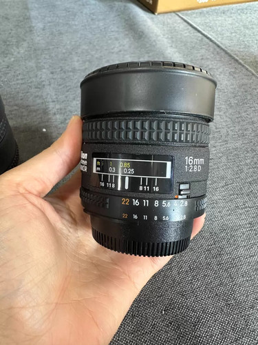 Nikon nikkor 16mm - nikkor, f2.8