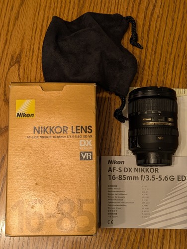 Nikon nikkor 16 85mm - dx, 16-85mm