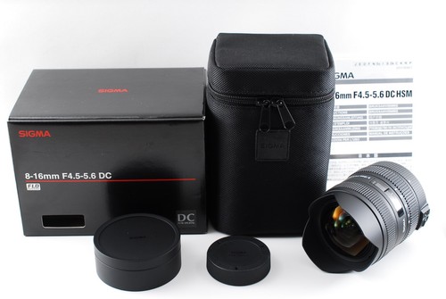 Near mint sigma 8 16mm - mint",