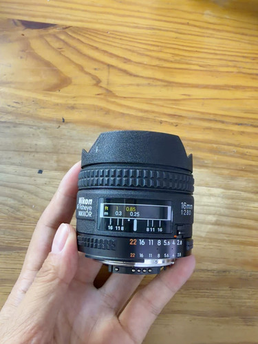 Nikon nikkor 16mm - 16mm, f2.8