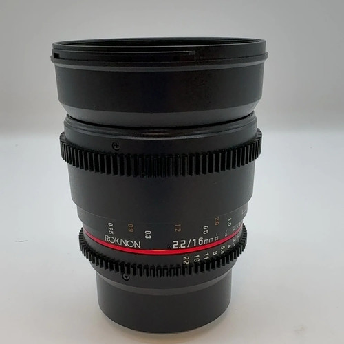 Rokinon cinema lens 16mm - lens,